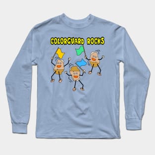 Colorguard Rocks Long Sleeve T-Shirt